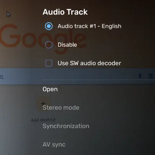 Switchable Audio Tracks
