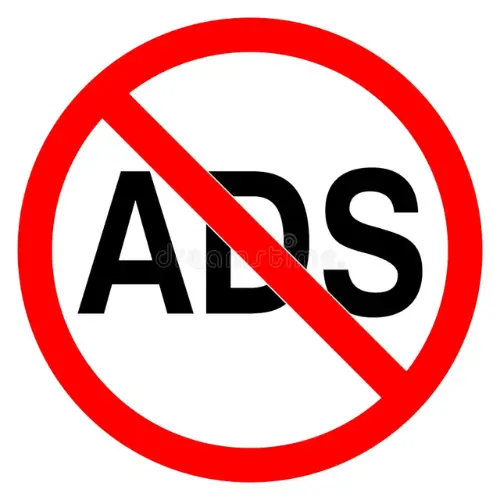 no ads